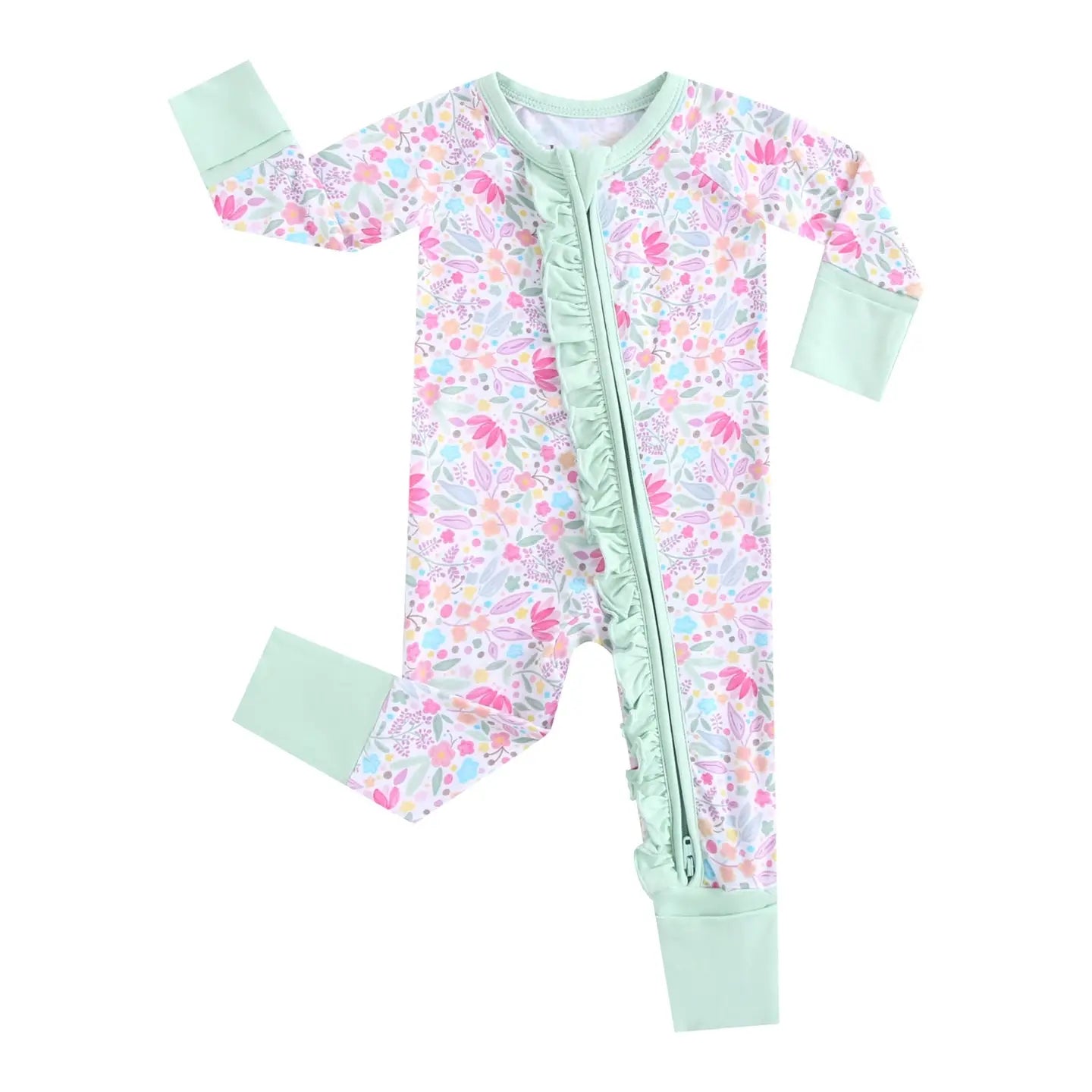Tiny Blooms Ruffled Convertible Zippy