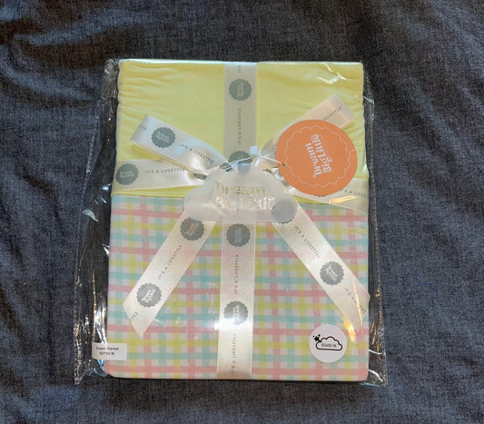 Spring Gingham Toddler Blanket