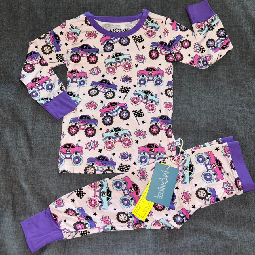 Monster Madness Purple Long Sleeve Set