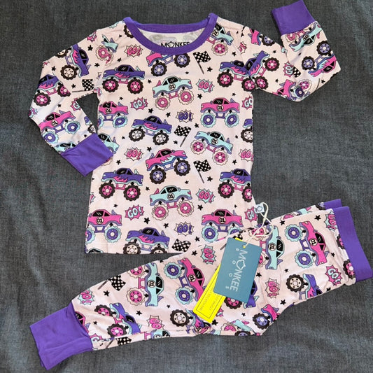 Monster Madness Purple Long Sleeve Set