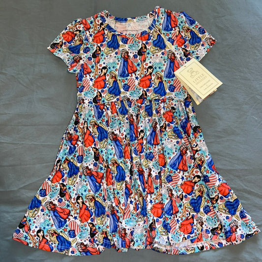 American Princess Short Sleeve Twirl Dress