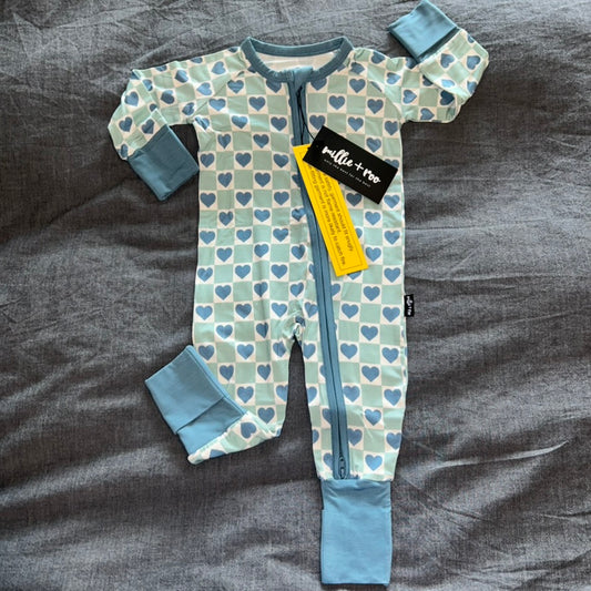Blue Hearts Convertible Zippy