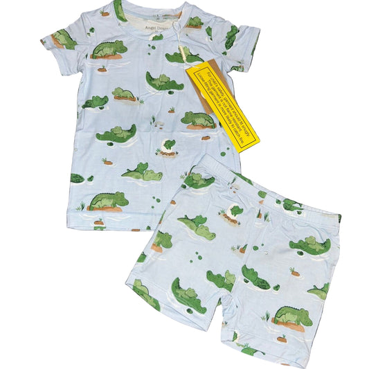 Alligator - Blue Shorts Set