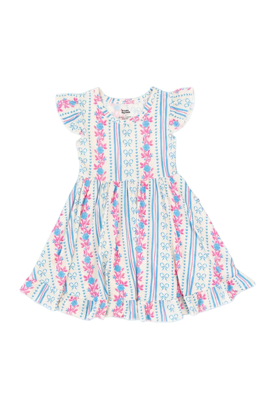 Petite Posie Short Sleeve Twirl Dress