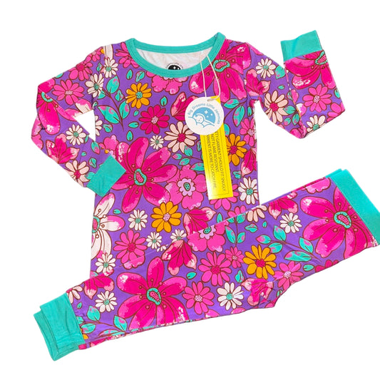 Retro Blooms Long Sleeve Set