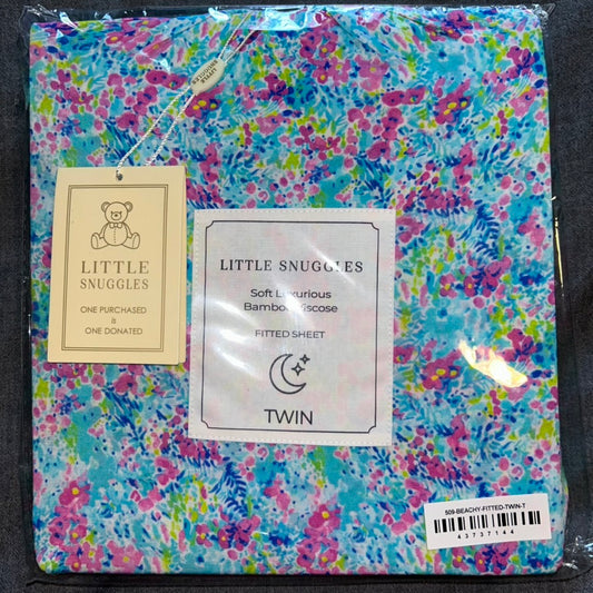 Beachy Blues Fitted Sheet