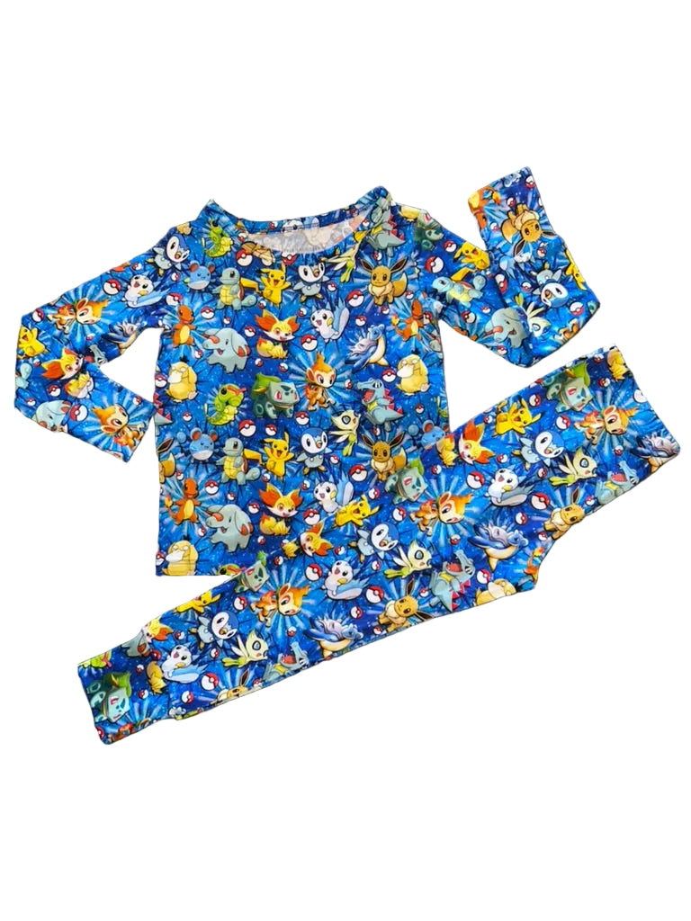 Catch Em All Long Sleeve Set