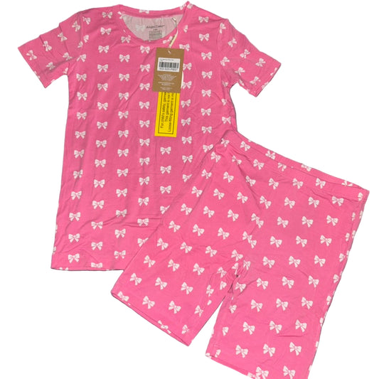 Pink Bows Shorts Set