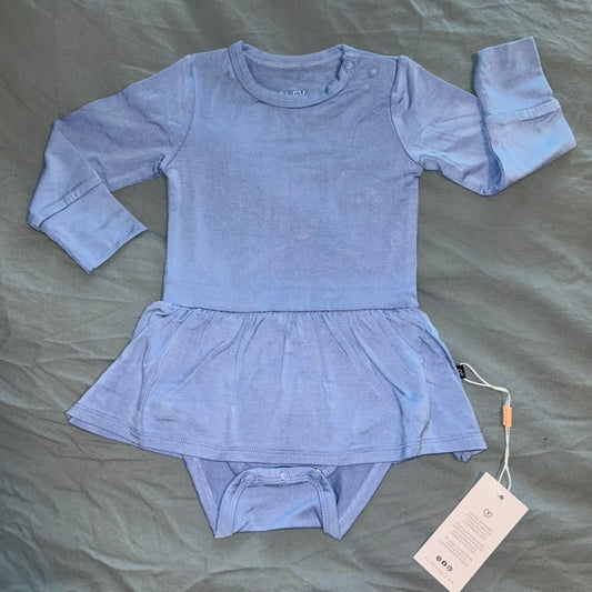 Slate Bodysuit Twirl Dress