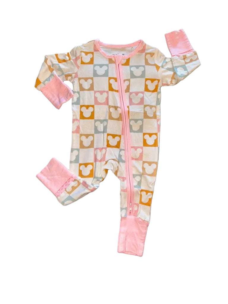 Pastel Checkers Convertible Zippy