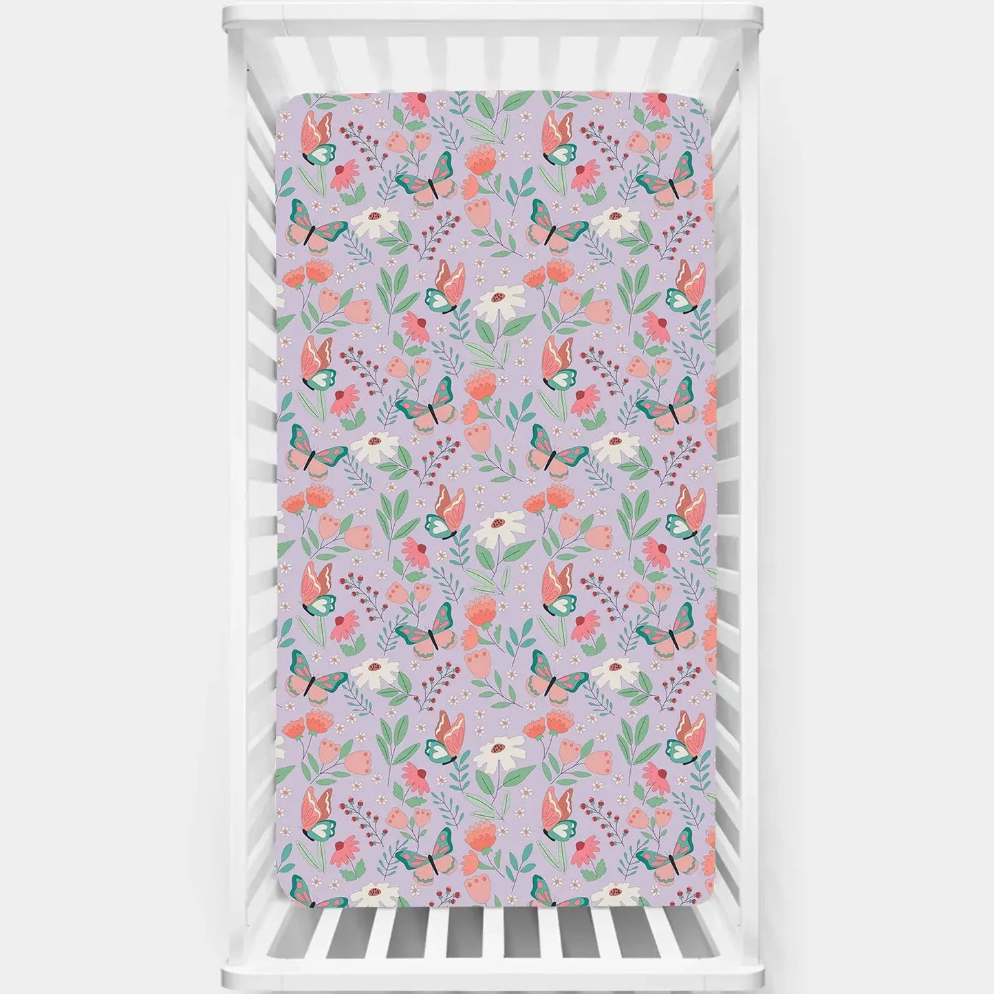 Blooming Love Crib Sheet