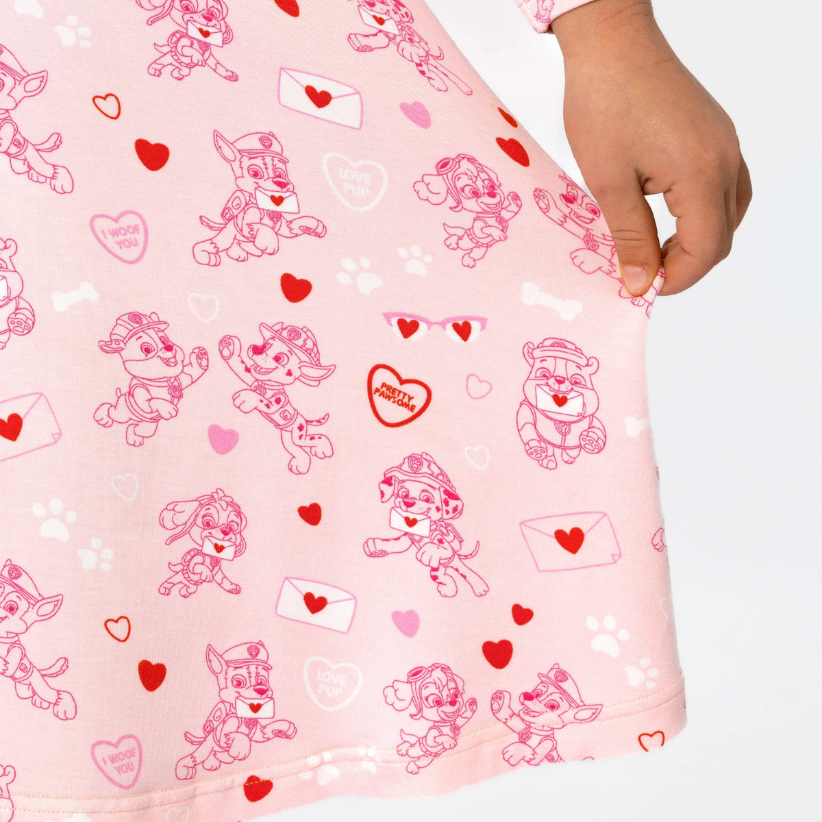 Paw Patrol: Love Paws Pink Long Sleeve Dress