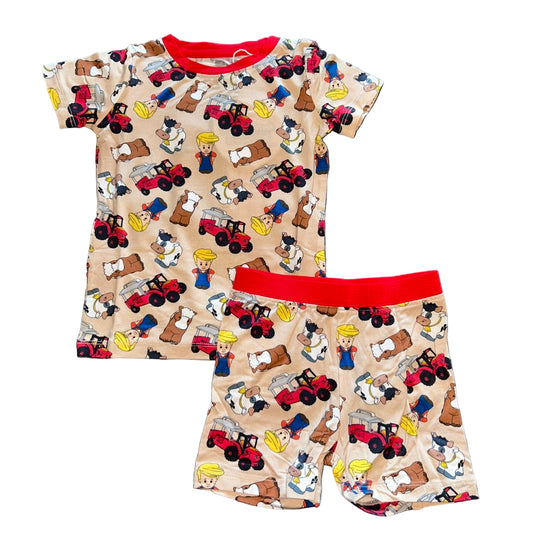 Little Farm People Shorts Set