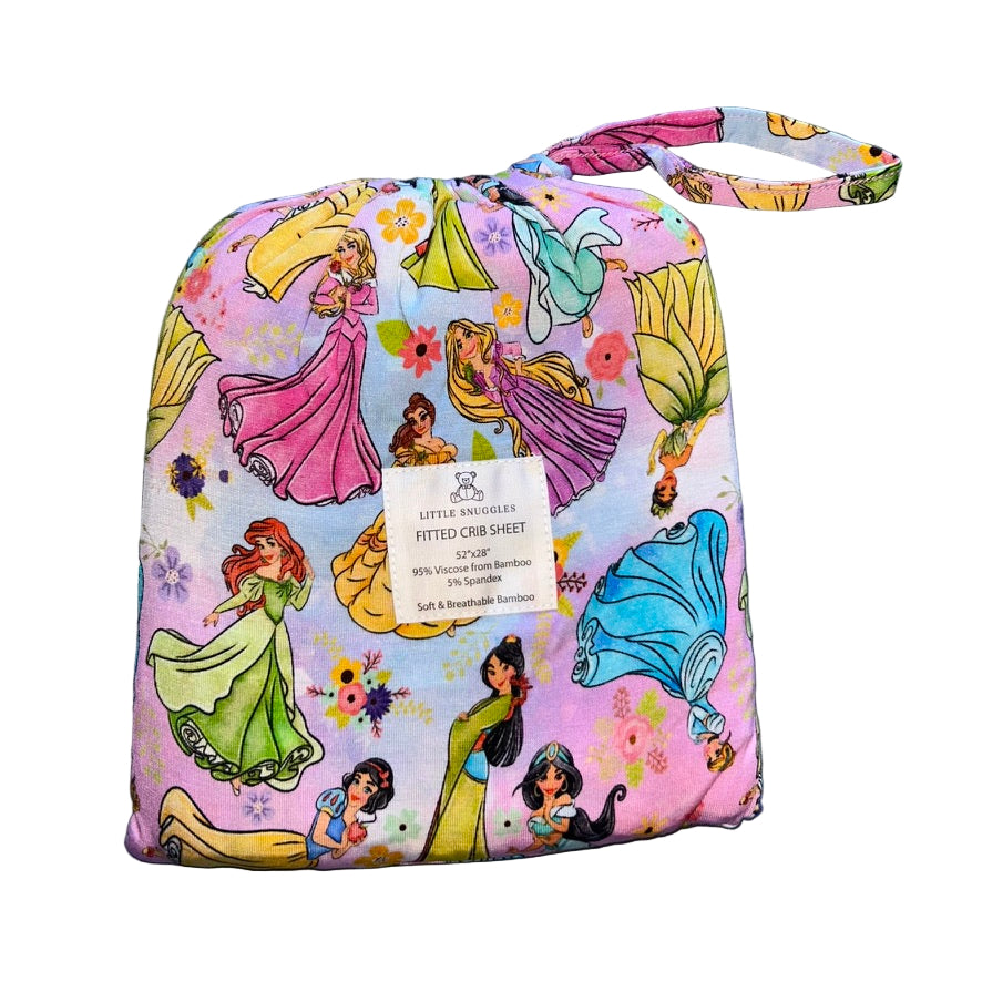 Princess Glam Crib Sheet