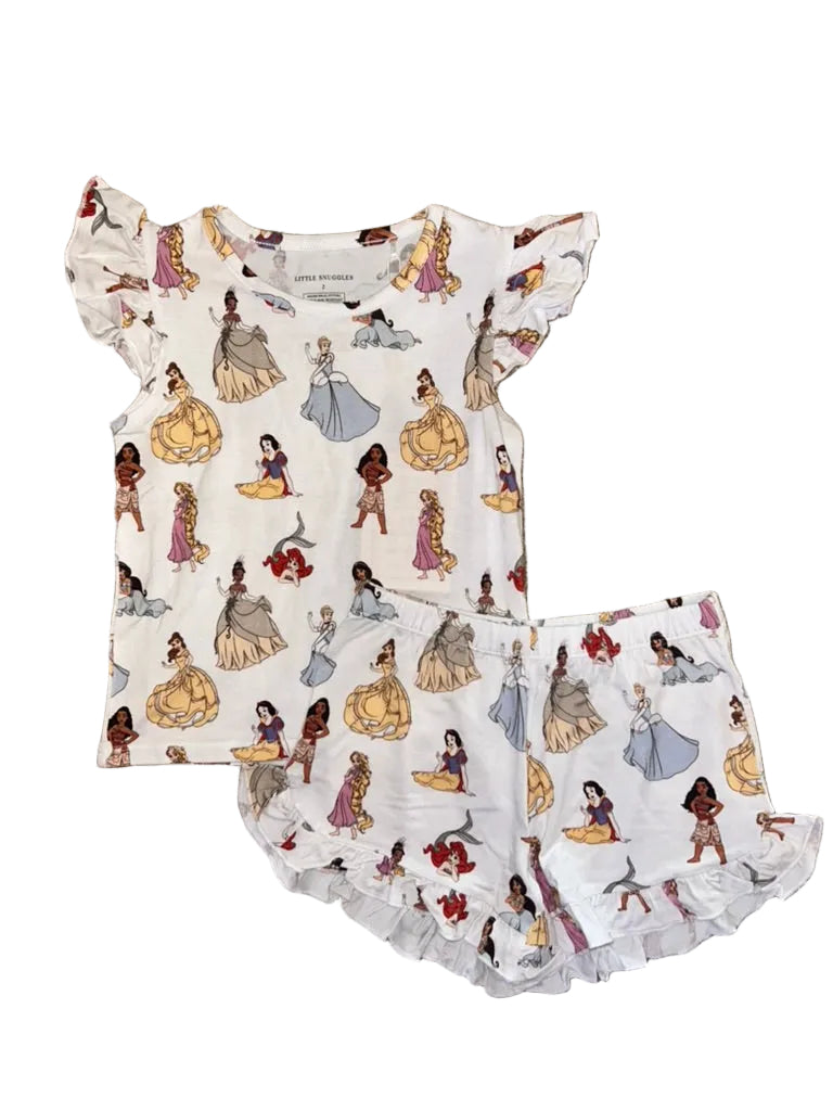 Heart of a Princess Flutter Sleeve and Shorts Set