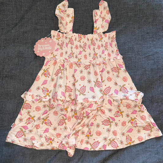 Love Your Shell Smocked Twirl Dress
