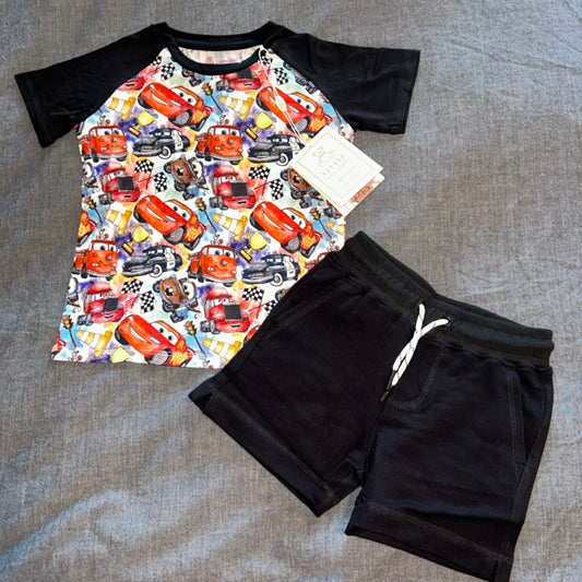 Cars Go Vroom Daywear Shorts Set