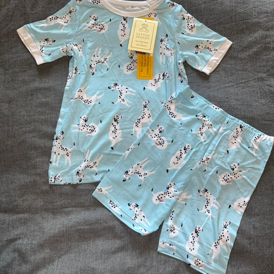 Blue Dalmatians Shorts Set