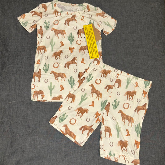 Western Horses - Uni Shorts Set