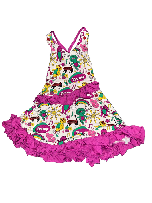 Purple Dinosaur Tiger Lily Dress