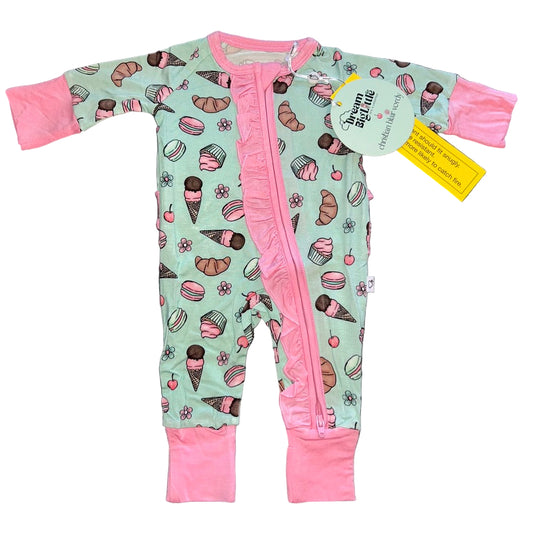 Berry Cute Bakery Ruffled Convertible Zippy