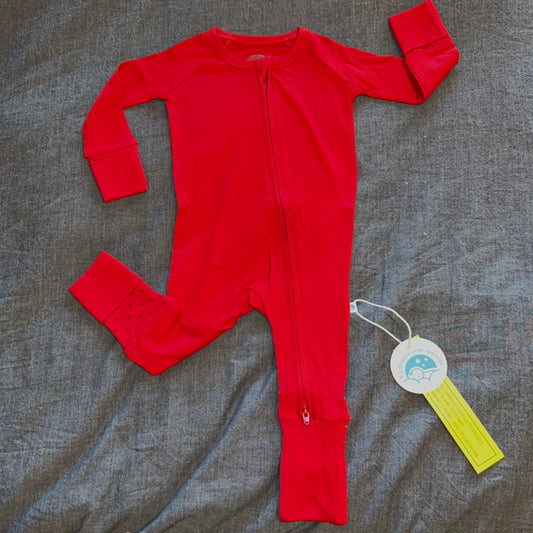 Crimson (Red) Ribbed Convertible Zippy