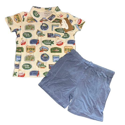 Bait Shop Signage Polo and Shorts Set