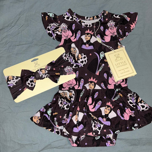 Evil Magic Bodysuit Twirl Dress