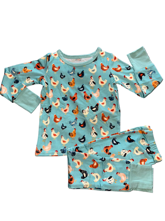 Happy Hens Long Sleeve Set