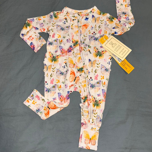 Beautiful Butterflies Ruffled Convertible Zippy