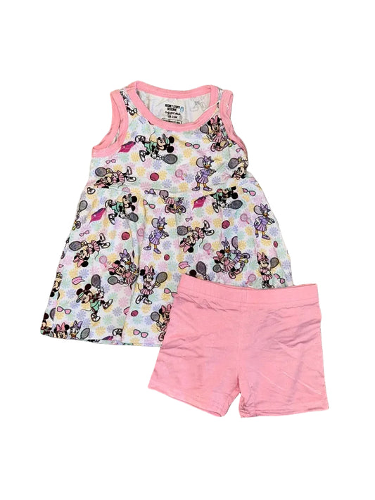 Tennis Friends Tank Peplum Set