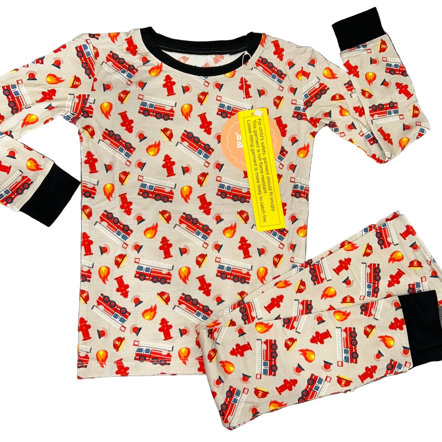 Stop Drop RollZzz Long Sleeve Set