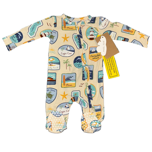 Beach Patches Footie