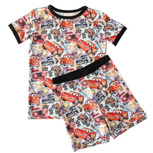 Cars Go Vroom Shorts Set