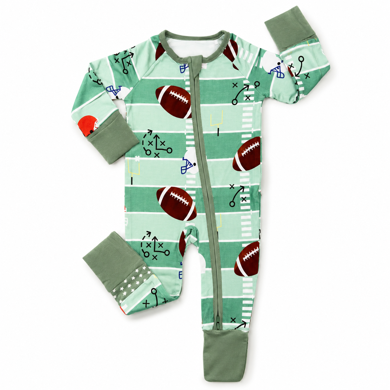 Green Football Convertible Zippy