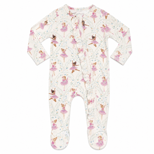 Bow Ballerinas Footie