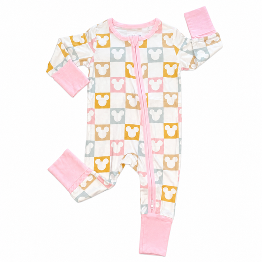 Pastel Checkers Convertible Zippy