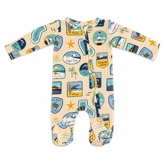 Beach Patches Footie