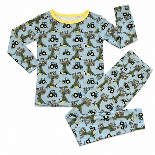 Dino Farm Long Sleeve Set