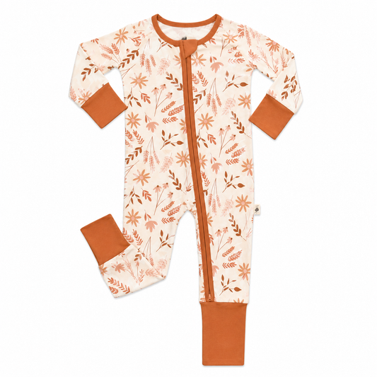 Neutral Floral Convertible Zippy