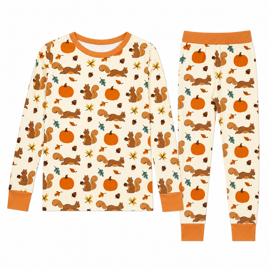 Oh Nuts, It’s Bedtime! Long Sleeve Set