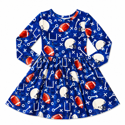 Troy Long Sleeve Twirl Dress
