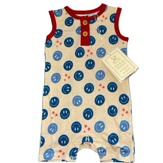 Freedom Smiles Sleeveless Shorty Romper