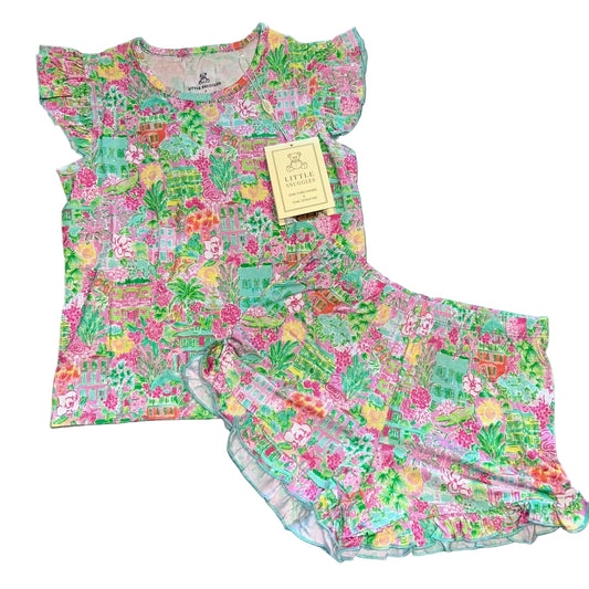 Sweet Caroline Flutter Sleeve and Shorts Set