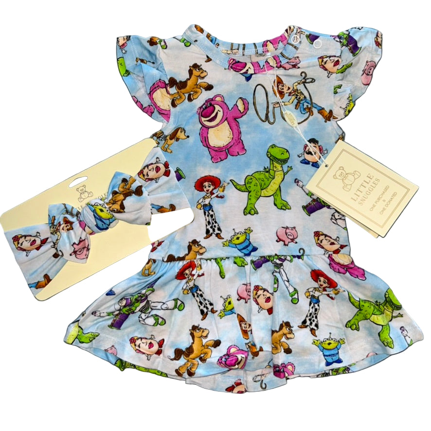 Story Time Bodysuit Twirl Dress