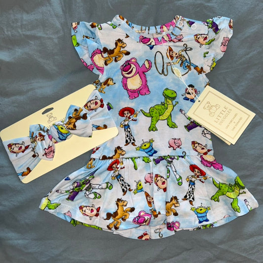 Story Time Bodysuit Twirl Dress