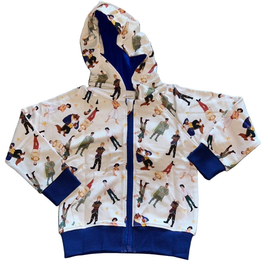 Prince Royale Zip Up Hoodie Sweatshirt