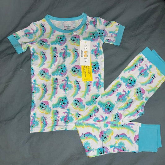 Soul Jams - Aqua Short Sleeve Set