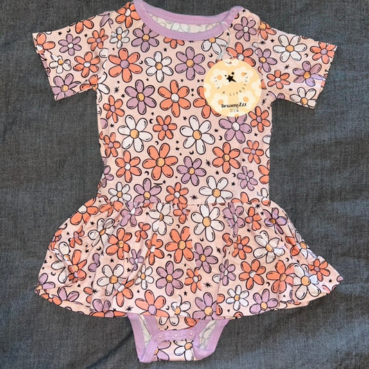Full Bloom Bodysuit Twirl Dress