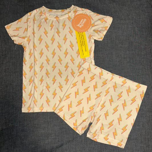 Bolt to Bed Shorts Set